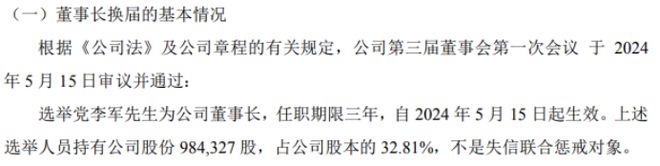 英奥特选举党李军为公司董事长 2023年公司亏损705万(图1) 英奥特选举党李军为公司董事长 2023年公司亏损705万(图1)